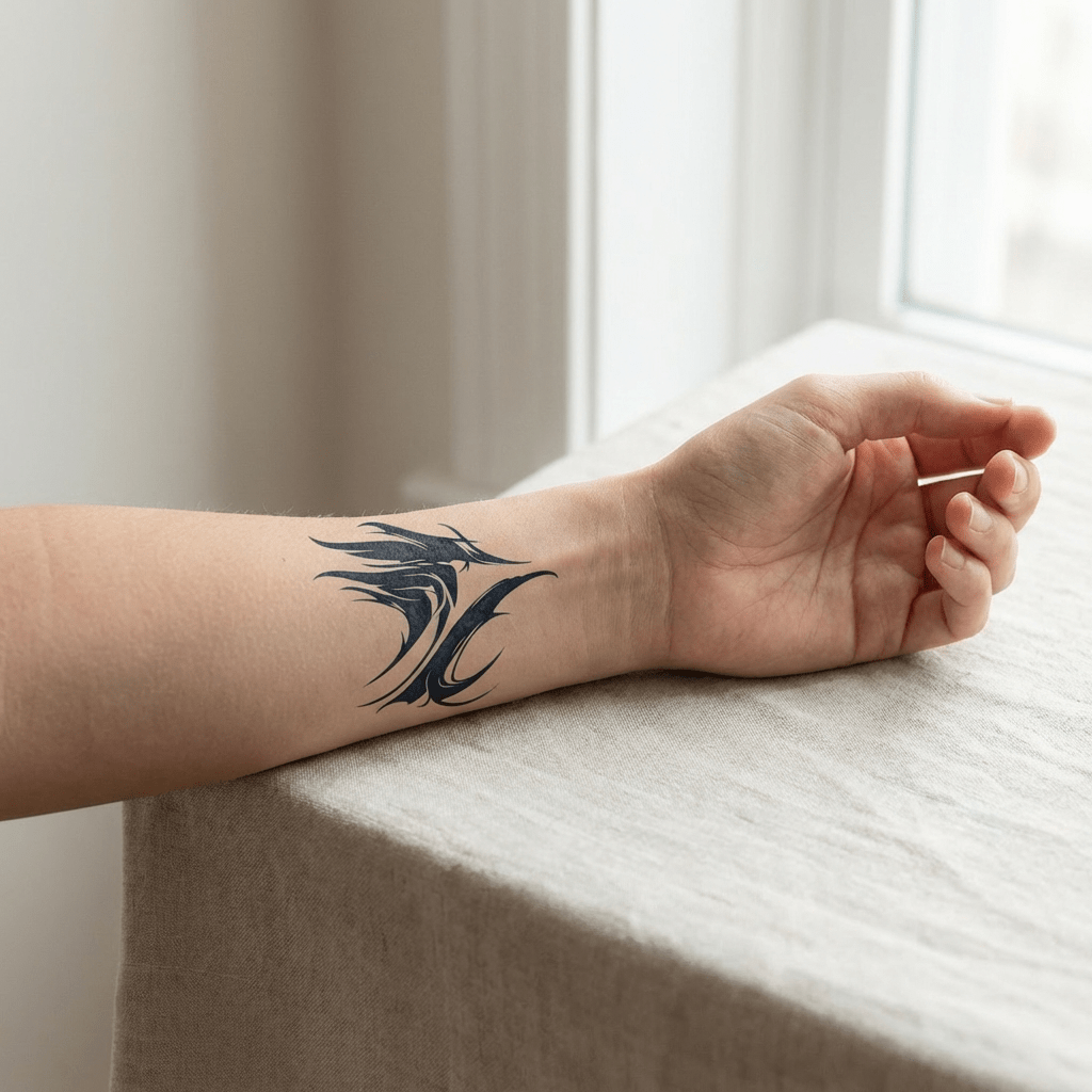 dočasné tetovanie tribal vlna 11 × 11 cm — KERKKA