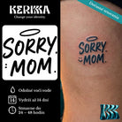 Mini Attitude 4+1 ZADARMO balenie - Sorry Mom dočasné genipínové tetovanie