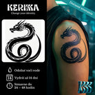 Dark Icons 4+1 ZADARMO balenie - Dragon Coil dočasné genipínové tetovanie