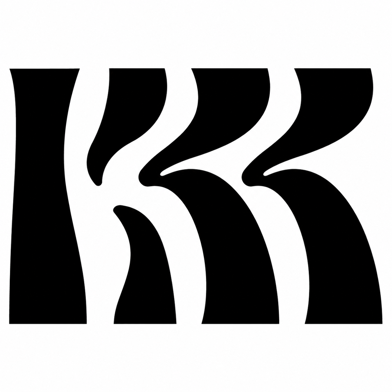 KERKKA KERKKA logo dočasné genipin tetovanie S 5x5 cm