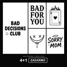 Mini Attitude 4+1 ZADARMO Pack - KERKKA dočasné tetovanie
