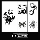 Casino Afterparty 4+1 ZADARMO Pack - KERKKA dočasné tetovanie