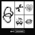 Heartbreak Minis 4+1 ZADARMO Pack - KERKKA dočasné tetovanie