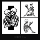 Dark Side Pack - KERKKA dočasné tetovanie